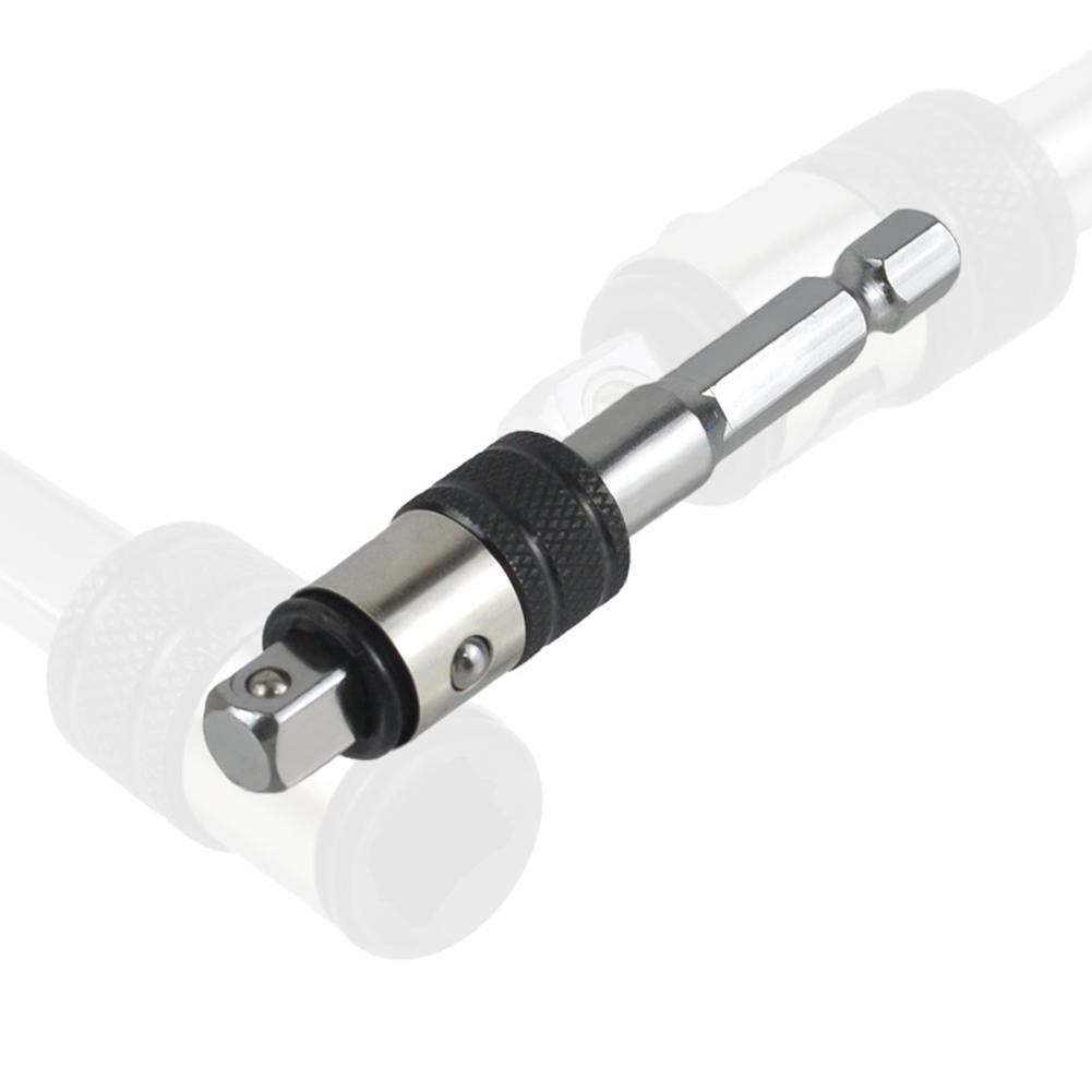 2/4Pc Hex End Hex/Socket Extension (Without Bits) Drill Bit and Socket Adapter for Rotary Hammer To Impact Drill Conversion Tool