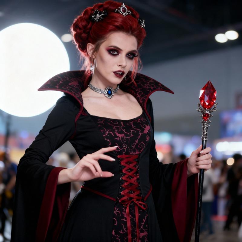 Halloween Pánský Upír na Pódium, Kostým Démonické Čarodějnice Cosplay Kostým