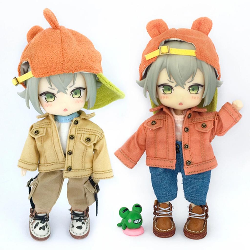 OB11 Baby Figure ob11 Accessories Bunny Cap obitsu 11 Molly Gsc 1/12 BJD Doll Accessories Clothing BJD Baby Clothes 4 Color
