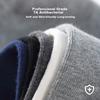 One's Member Men's Long-Staple Cotton Mid-Calf Socks, Five Pairs, Odor-Resistant, Breathable, One Size Fits All, Combination One