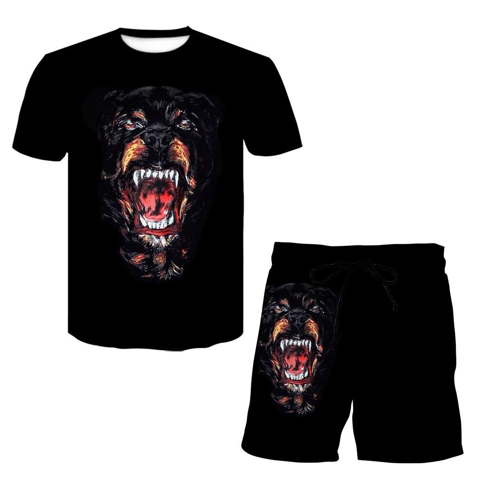 

Men s Tracksuit Oversized Clothing T-Shirt Sets Chandals Man Fashion 3D Printed Casual Two Piece Sweatshirt Sportswear