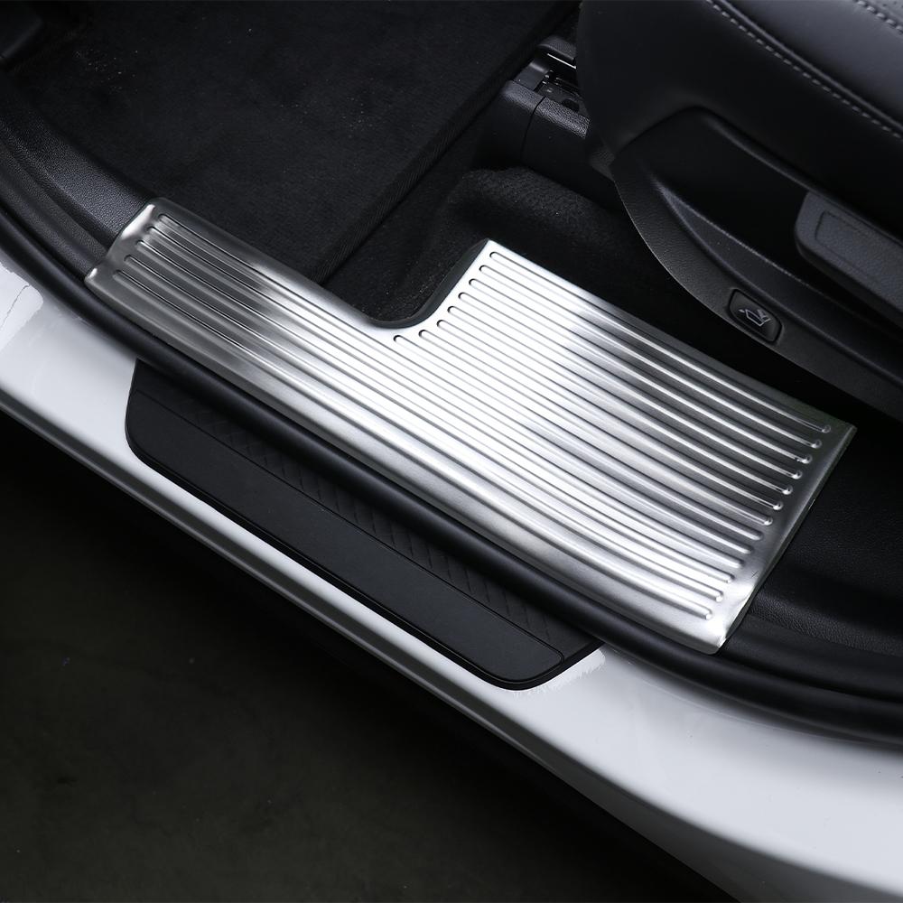 For Kia Sorento MQ4 2026 Accessories Car Stainless Door Sill Strip Trunk Inner Guard Tailgate Threshold Strip Protection Cover