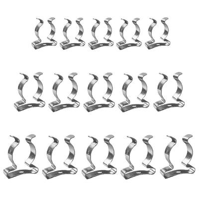 10mm/12mm/19mm/25mm Spring Terry Clip 48 Pieces Accessories