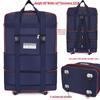 158L Aviation Large Capacity Rolling Travel Bag - Foldable Wheeled Luggage Storage, Oxford Cloth