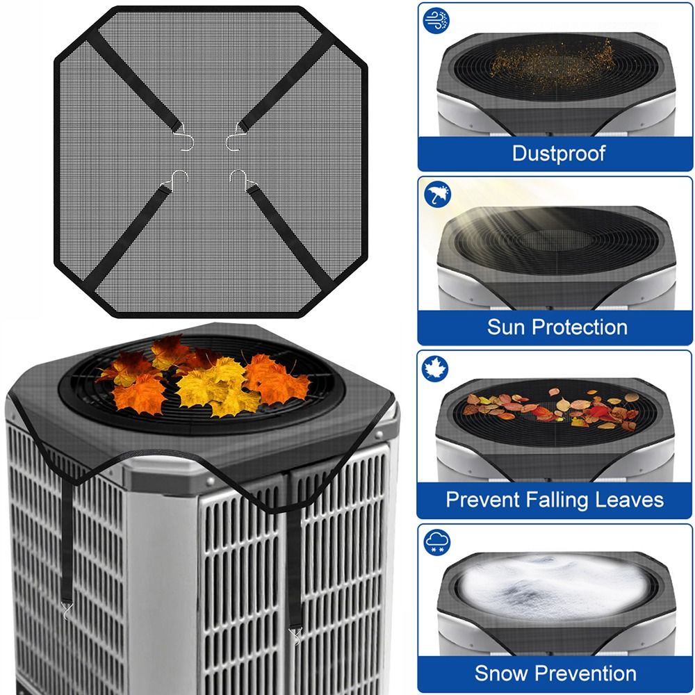 Polyester Mesh Air Conditioner Covers Heavy Duty Central Ac Cover New Units Central Cover