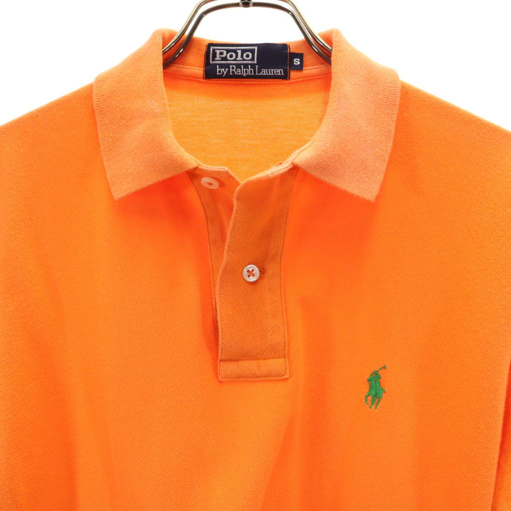 Polo by Ralph Lauren Short Sleeve Polo Shirt S Orange Fawn Men's Used