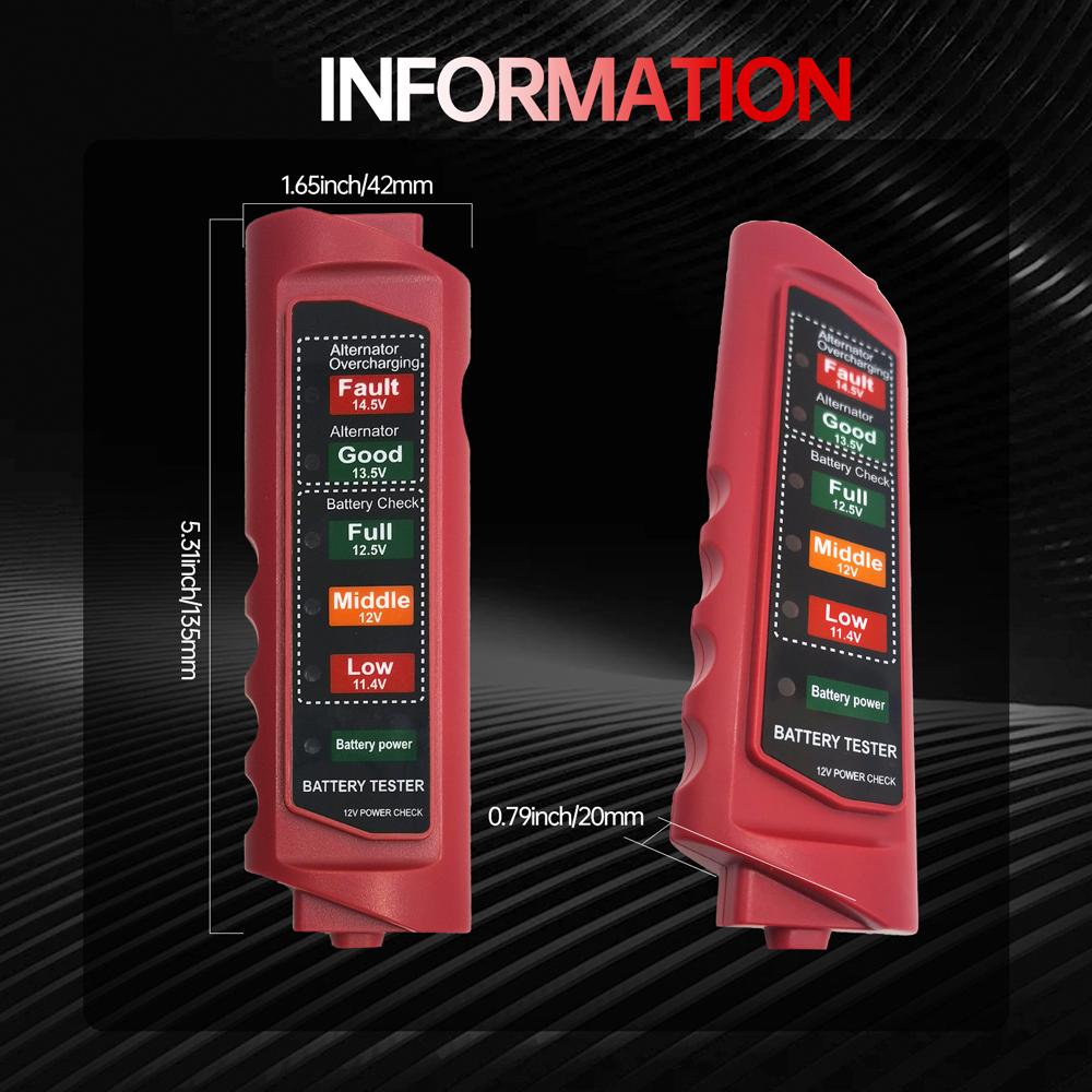 BT-890 Car Battery Tester Automobile Engine Detection Battery Inspection Device for Comprehensive