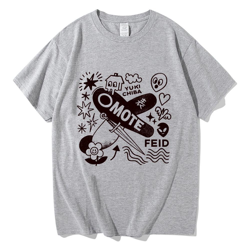 Feid OMOTE REMIX Graphic T Shirt Rapper Feid Ferxxo Cotton ONeck Oversized Tshirt Men Women Clothes Unisex Comfortable Clothes S