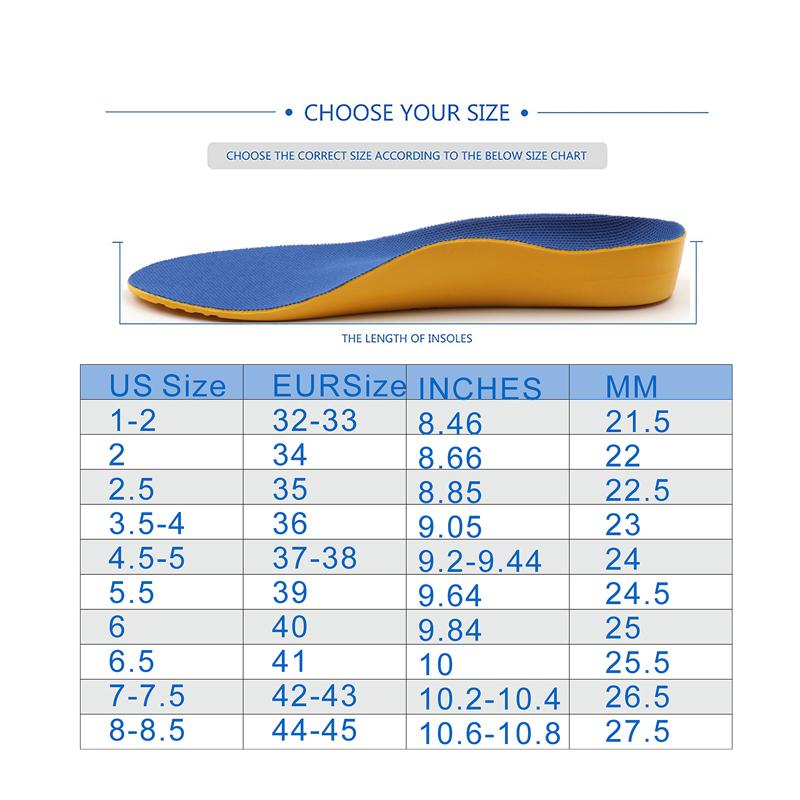 Kids Children Orthotics Insoles Correction Foot Care For Kid Flat Foot Arch Support Orthopedic Insole Soles Sport Shoes Pads