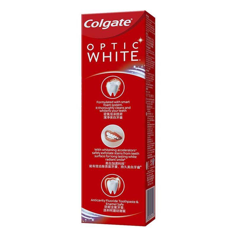 Colgate Optic White Dazzling Toothpaste 100g x 4