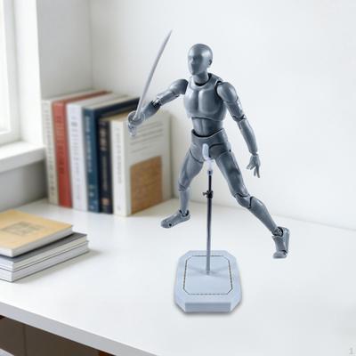 Doll Display Stand Adjustable Height Up Support Holder for 1/3 1/4 Scale