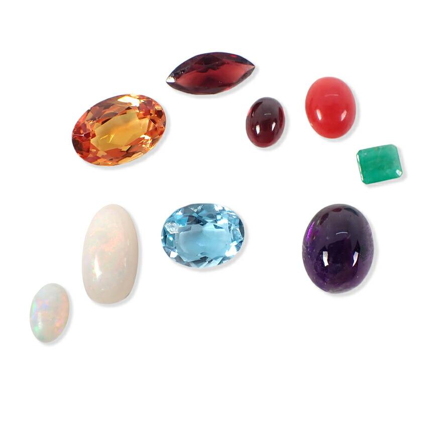 

[Вживаний] Смарагд, опал, цитрин, гранат, аметист, блакитний топаз, тощо. розсипне каміння/g500-34