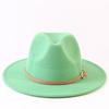 Popular European and American Classic Simple Flat-brimmed Top Hat Men's and Women's Fashionable and Elegant Versatile Jazz Hat Top Hat