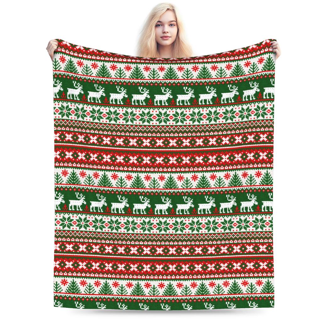 Christmas Nutcrackers Blankets Velvet Xmas Nutcracker Doll Comfortable Soft Throw Blankets for Bedding Plush Thin Quilt