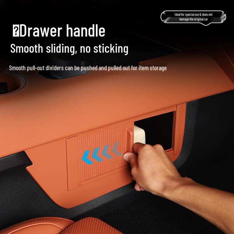 Ideal L6L7L8L9 Center Console Privacy Storage Compartment for Car Interior Modification