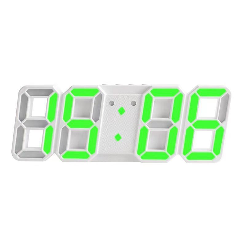 

Простые 3D-часы, светодиодный будильник, 3D-настенные часы для гостиной, цифровые часы