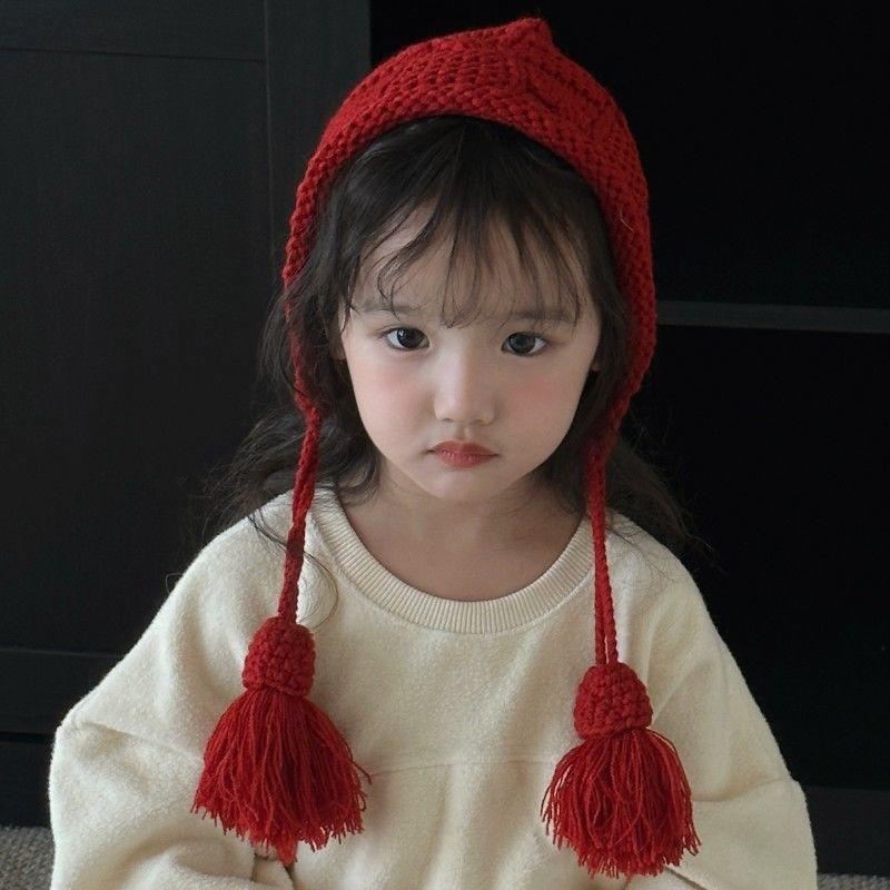 Girl Winter Fluffy Suede Princess Hat With Ear Protection For Kids