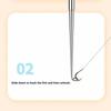 Stainless Fish Hook Remover Extractor Tool For Fishing Safety Fishing Hook Extractor Detacher Rapid Decoupling Fishing Goods