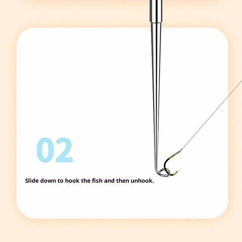 Stainless Fish Hook Remover Extractor Tool For Fishing Safety Fishing Hook Extractor Detacher Rapid Decoupling Fishing Goods