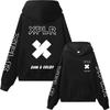 2025 New Xplr Hoodie Sam and Colby Chainlink Merch Heart-shaped Printed Sportswear Men's and Women's Long Sleeved Pullover
