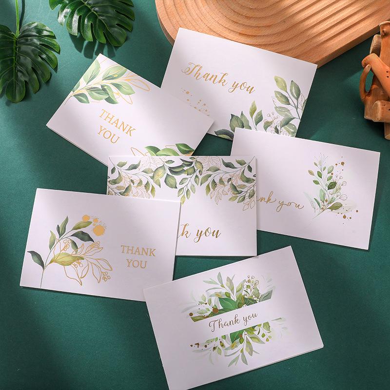 Watercolor Teacher's Day & Christmas Thank You Card with Hot Stamping