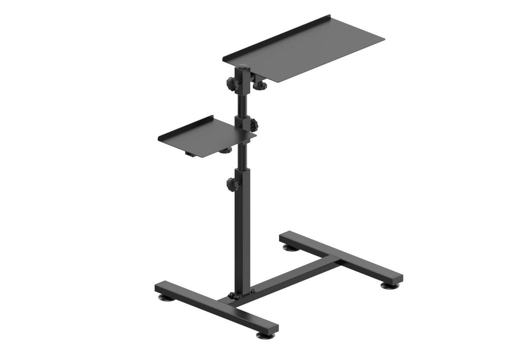 Rotatable & Liftable Mobile Keyboard and Mouse Stand for Gaming Simulators