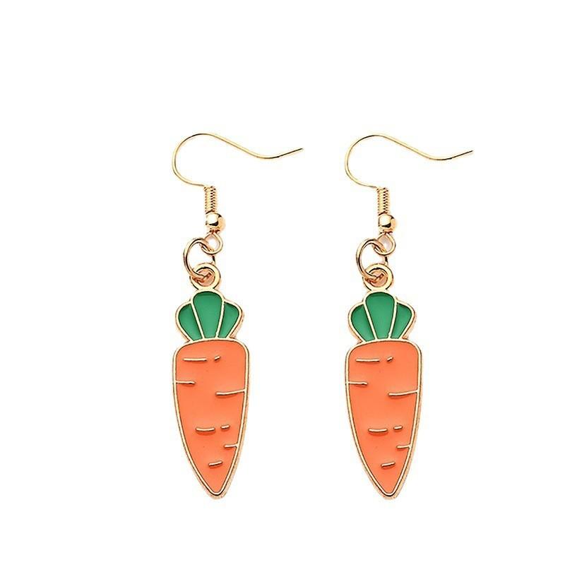 Summer Fruit Pineapple Strawberry Earrings Personalized Creative Earrings
