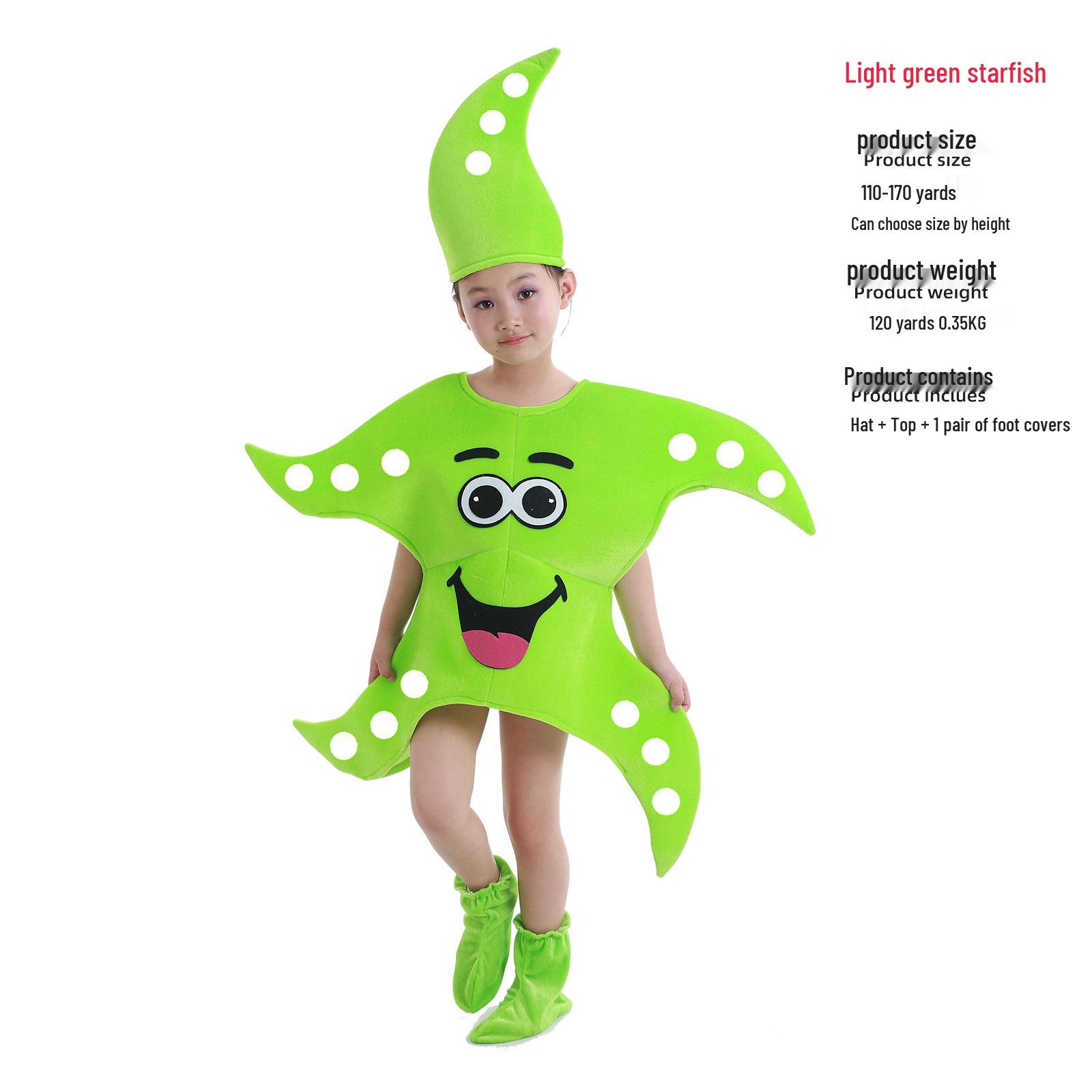 Children s Finding Nemo Costume: Clownfish, Sea Turtle, Octopus, Seahorse, Starfish Characters 130 cm