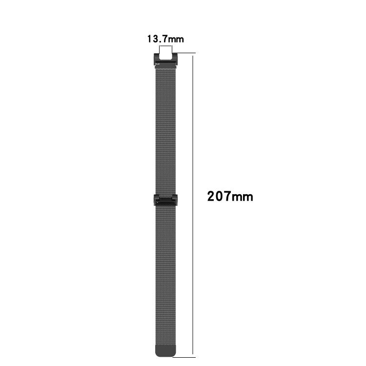 Milanese Watch Band Strap with Screwdriver Tool, Replacement Wrist Accessory for Huami Amazfit T‑Rex A1918 Smart Watch