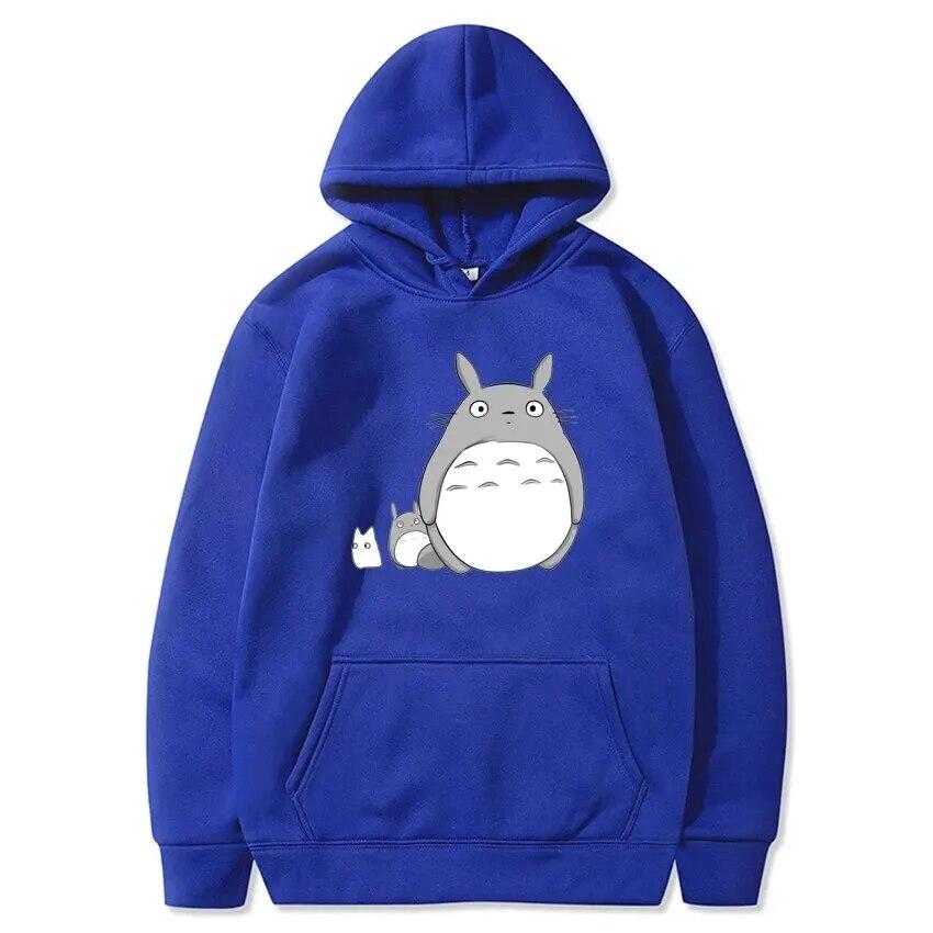 Herbst Mein Nachbar Totoro Drucken Hoodies Anime Unisex Frauen Mode Sweatshirts Übergroßen Hoodie Pullover Trainingsanzug Unisex Kleidung