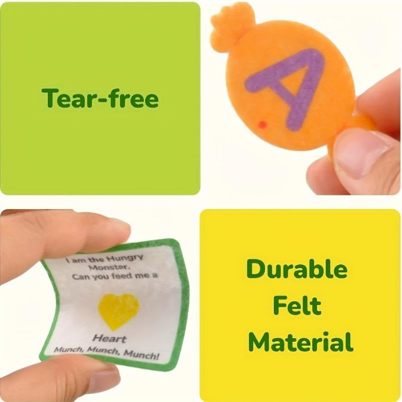 Alphabet Learning Toy The Alphabet Monster Word Letter Recognition Matching Game Montessori Preschool Toys Learning Toy for Kids