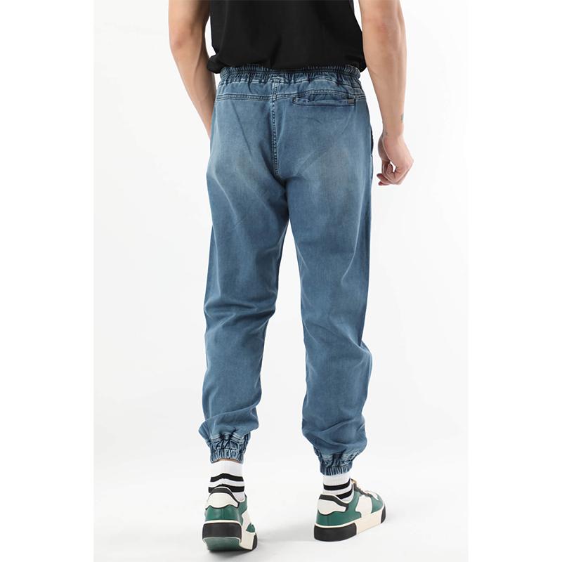 Men's Elastic Waist Jogger Pants Blue