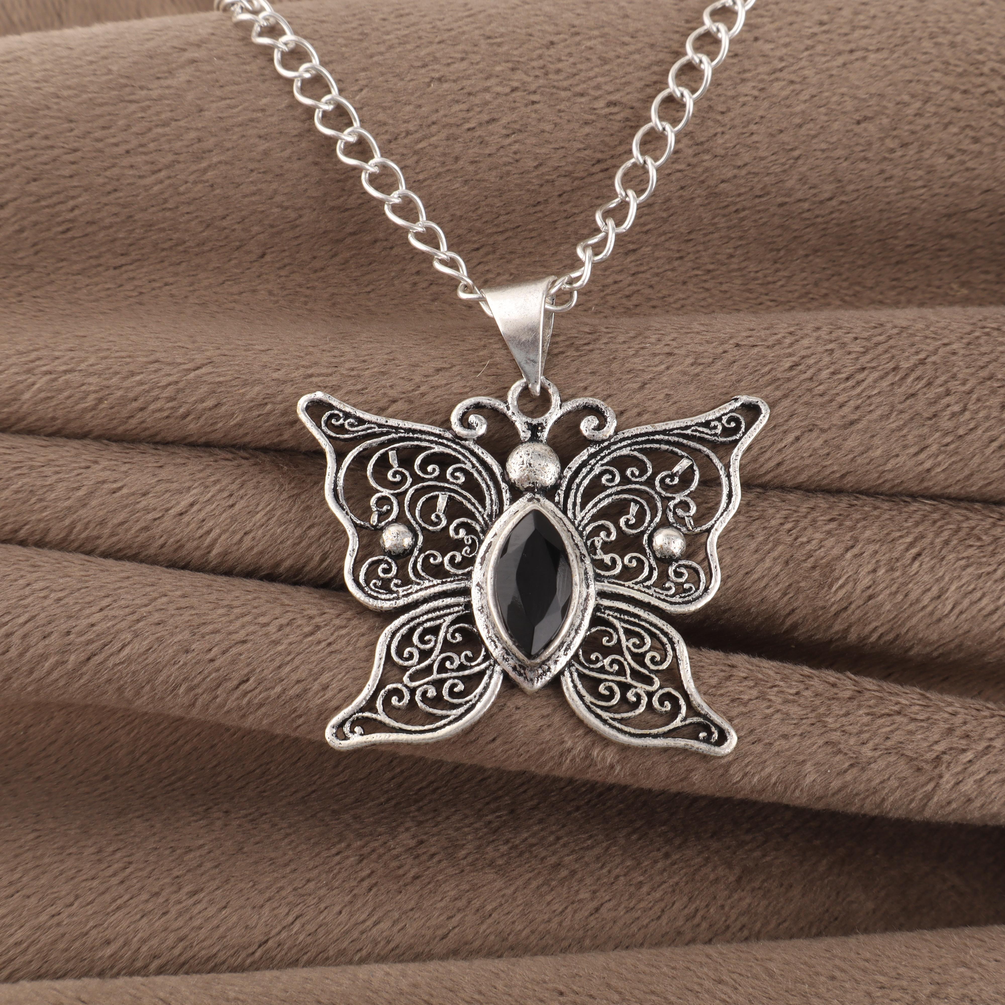 

Драгоценный камень Черный Оникс Ювелирные изделия из серебра 925 пробы Ручная работа Женский кулон 1,5 CP-41-16