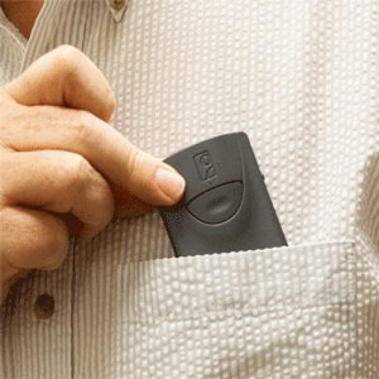 Bluetooth 1D Barcode Scanner Attached To S800 Smartphone