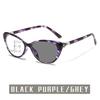 Ladies Fashion Multifocal Presbyopia Glasses Luxury Cat Eye Outdoor Anti-UV Eyeglasses Prescription Pochromic Bifocal Eyewear