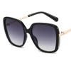 Fashion Sunglasses Women Sun Glasses Oversize Frame Anti-UV Spectacles Simplity Eyeglasses Cat Eye Ornamental