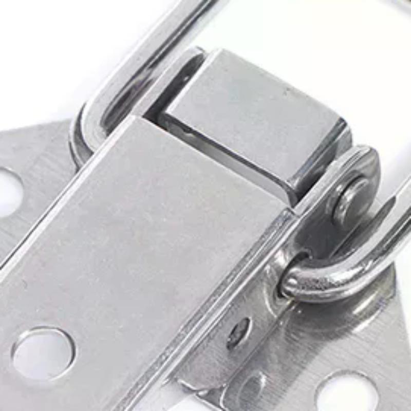 Stainless Steel 304 Toolbox Locking Latch Hasps Metal Toggle Catch Clasp Box Loaded Hinges Furniture Hardware Accessories