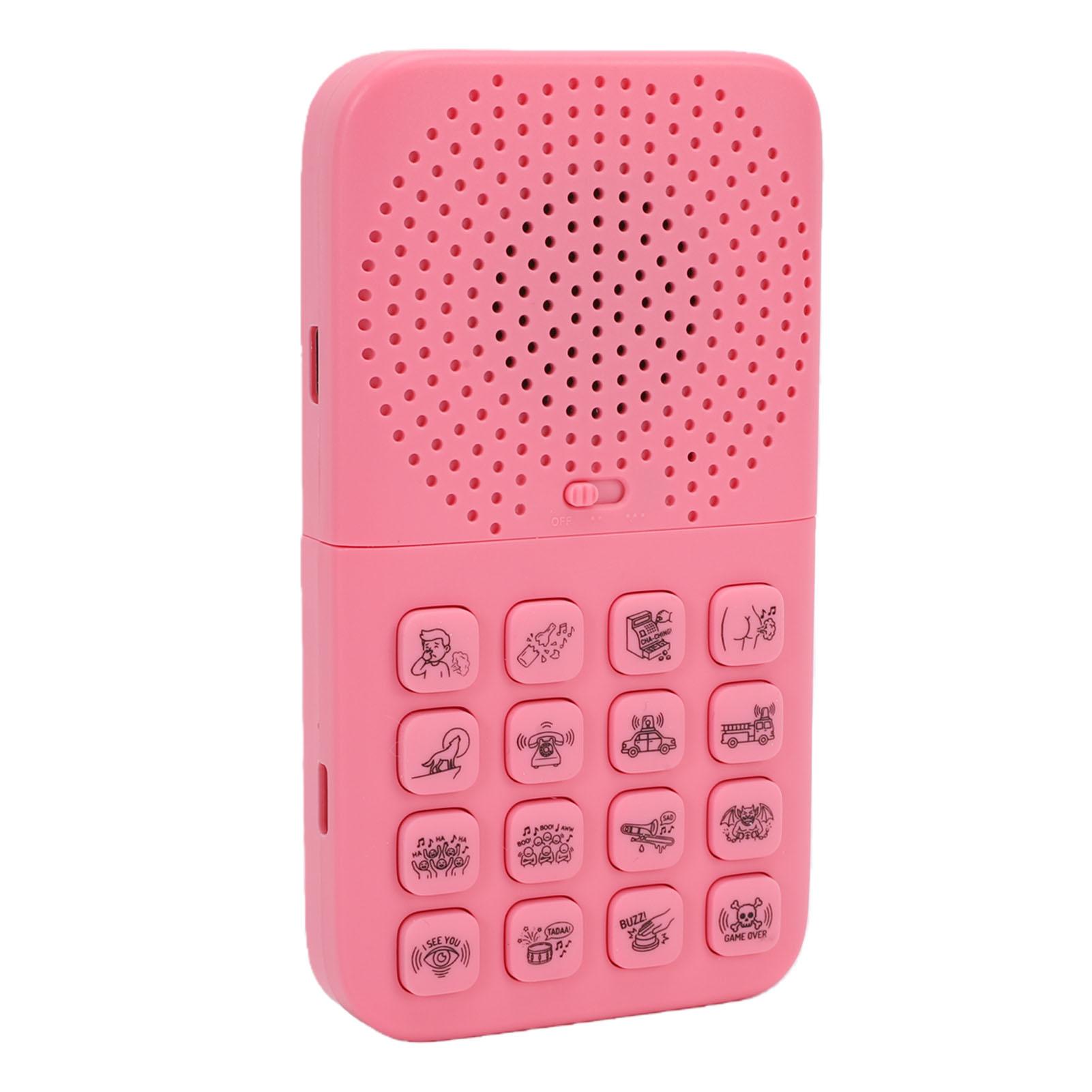 Sound Effects Machine 16 Funny Sounds Rechargeable Split Remote Control Prank Noise Maker Toy
