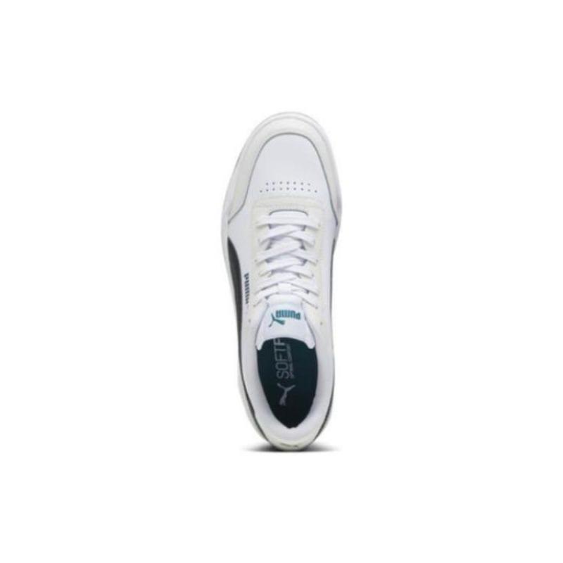 Puma Caracal Unisex Leder Atmungsaktiv Verschleißfest Niedrig geschnitten Skate-Schuhe Puma Weiß Schwarz Grün Grau 369863-44