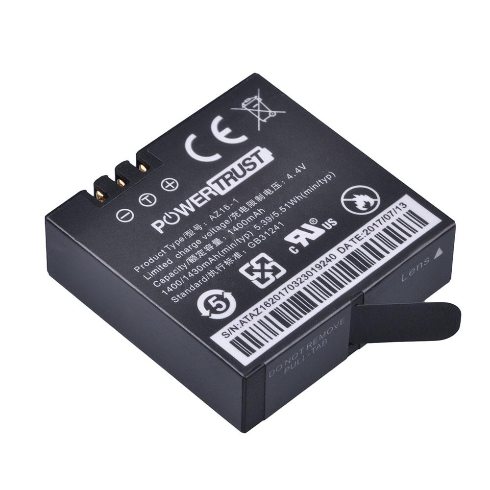 Buy 1Pc AZ161 for Xiaomi battery+LCD USB Dual Charger for Xiaomi Yi 2