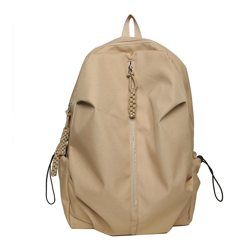 

Однотонный рюкзак для школьников, женский спортивный рюкзак большой вместимости, мужской дорожный рюкзак хаки