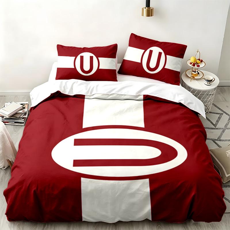 Club Universitario 3pc set Perfect for bedroom use Comfortable bedding set includes a duvet cover and two pillowcases Ideal birthday or Christmas gift