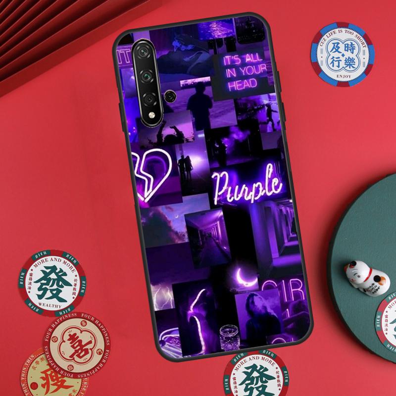 Infinity On Purple For Huawei Nova 11 Pro 9 10 SE Y60 Y70 Y90 Y61 Y91 Y72 Y73 12i 11i 8i P20 P30 P40 Lite Case