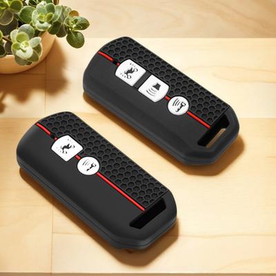 2/3 Tasten Silikon Schlüsselhülle für Honda X ADV SH 125 150 300 Forza 125 300 PCX150 2018 Motorrad Roller Smart Key Schale Fob