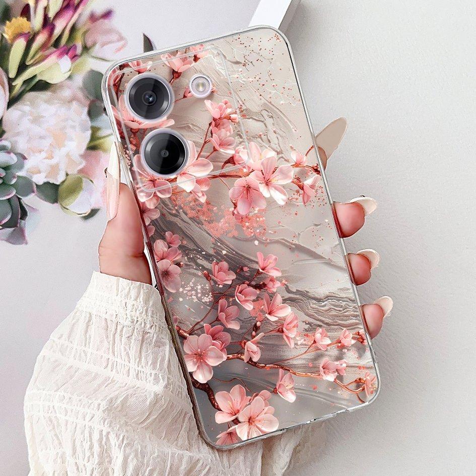 

For Xiaomi Poco M7 Pro 5G Case Cute Love Heart Butterfly Dragon Cartoon Soft Clear Silicone Back Cover For Poco M7 Pro 5G Fundas Poco M7 Pro 5G