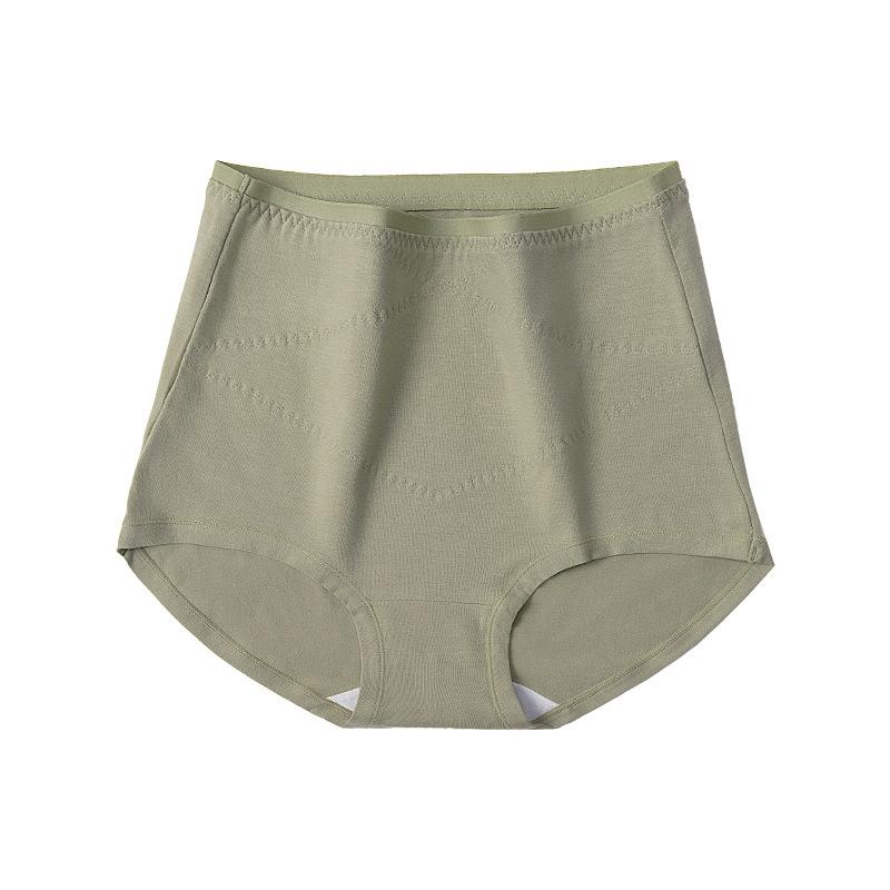 Women S High Waist Cotton Briefs Tummy Control Breathable Plus Size Underwear