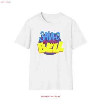 Saved By The Bell Retro Throwback 90er Logo T-Shirt vintage gewaschen Vielseitig Atmungsaktiv Stilvoll Dehnbares Oberteil Für Den Alltag