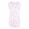 Aden + Anais Essentials Easy Snug Swaddle Armless Sleeping Bag for Newborns 0-3 Months Twinkling Stars Pink 2 Pack