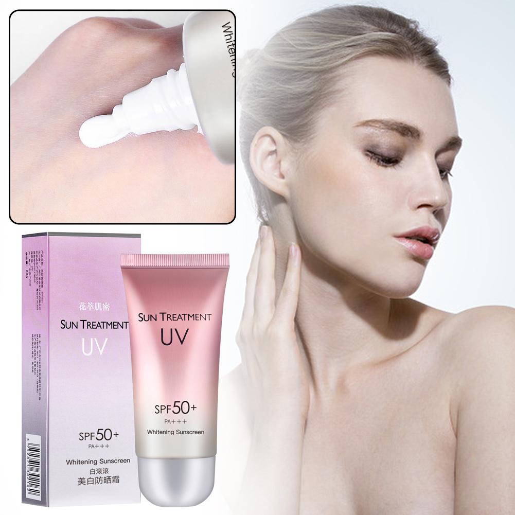 SPF 50+Sunscreen Whitening Sun Cream Facial Body Skin Protective Cream Oil-control Care Anti-Ag B2B4