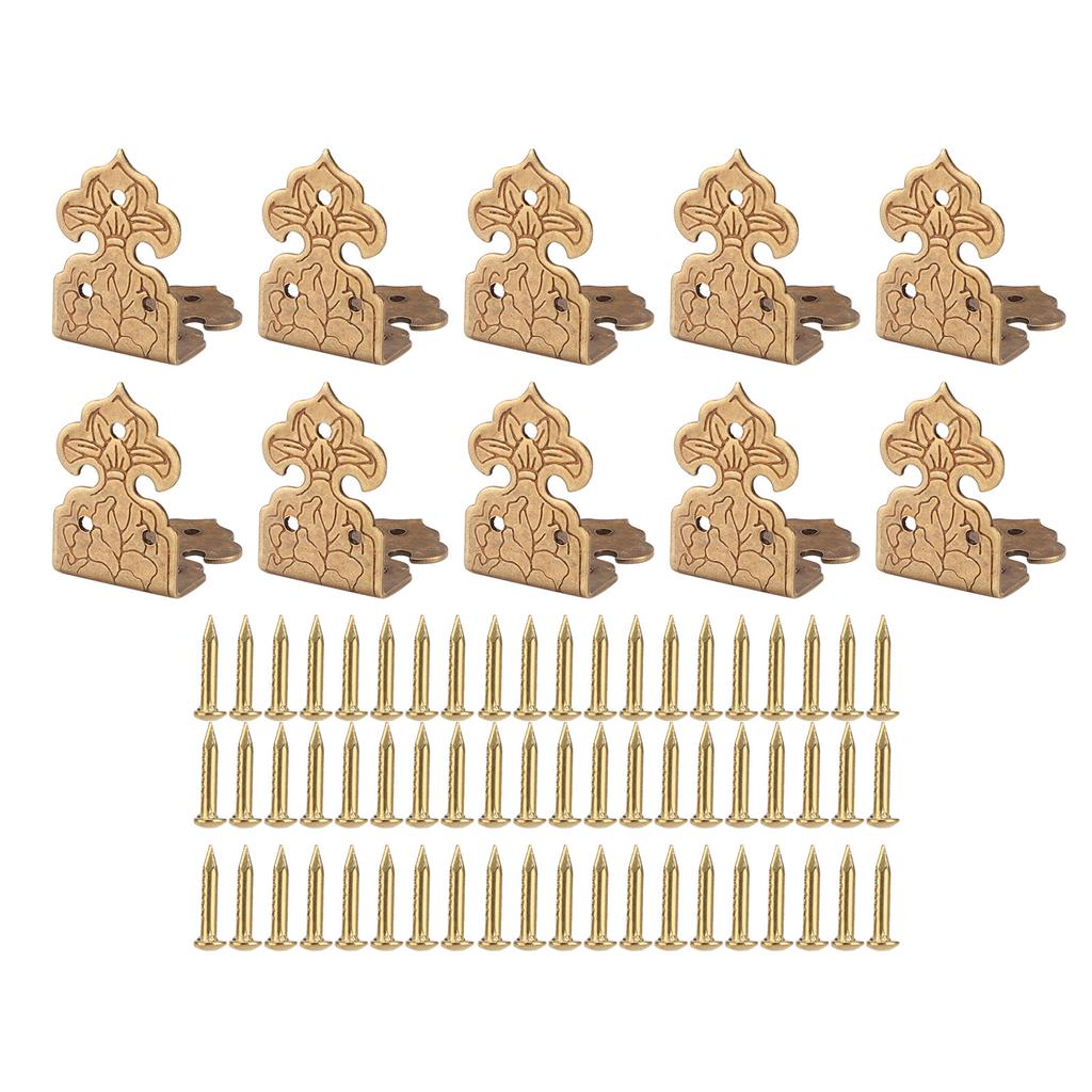 Eckenschutz Kupfer Tisch Ecke Schutzwerkzeug für Schmuck Geschenk Holzkisten Schränke Bronze